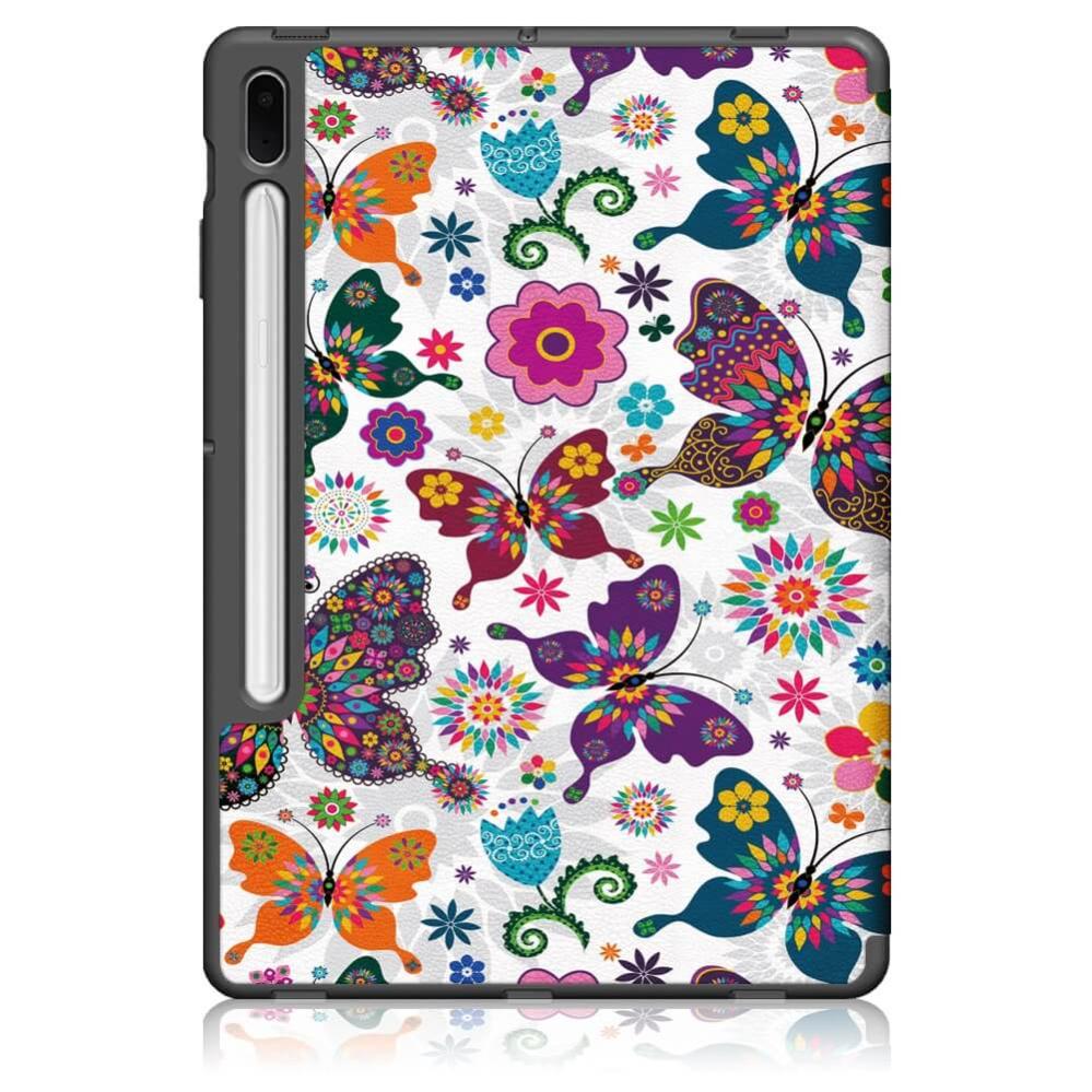 Fodral för Samsung Galaxy Tab S7 FE 12.4-tum - Fjärilsmönster
