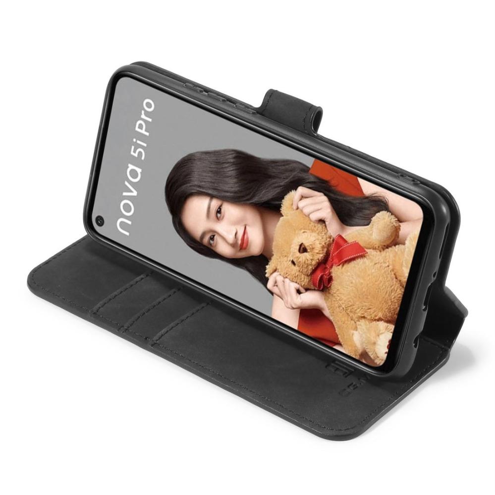 DG.MING Plånboksfodral för Huawei Nova 5i Pro / Mate 30 Lite stilren design