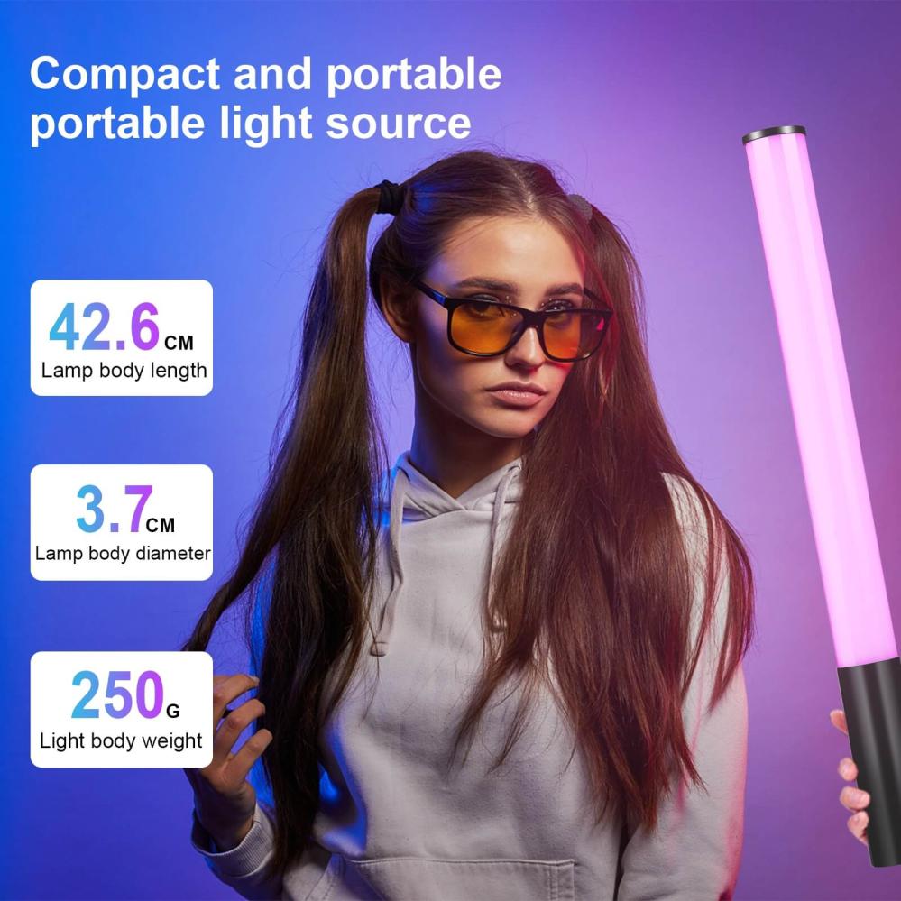 Puluz RGB LED-tube belysning 2500-9000K 43cm