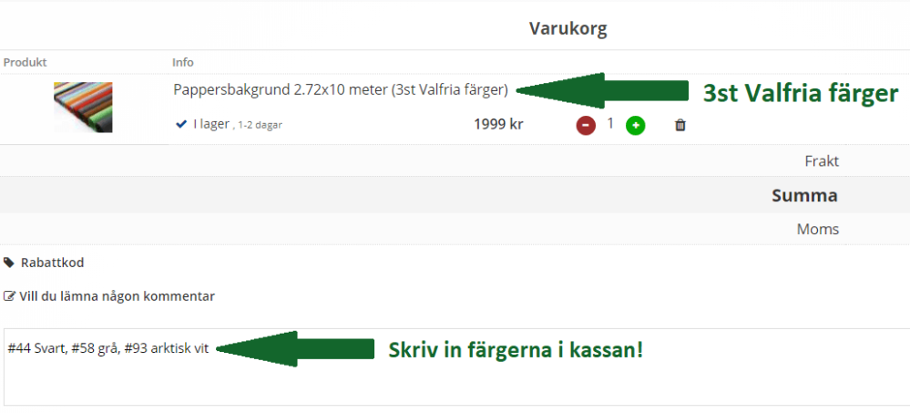 Pappersbakgrund 2.72x10 meter