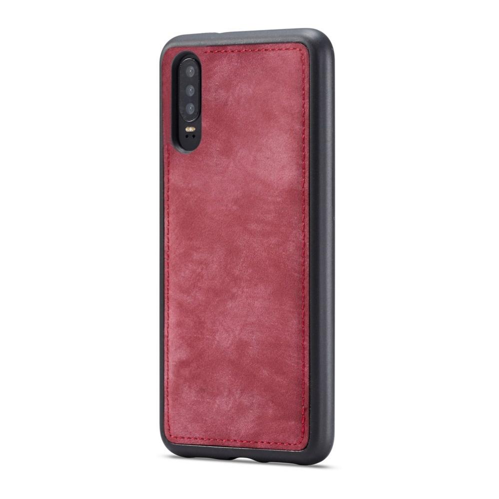CaseMe Plånboksfodral med magnetskal för Huawei P30 Lite Röd