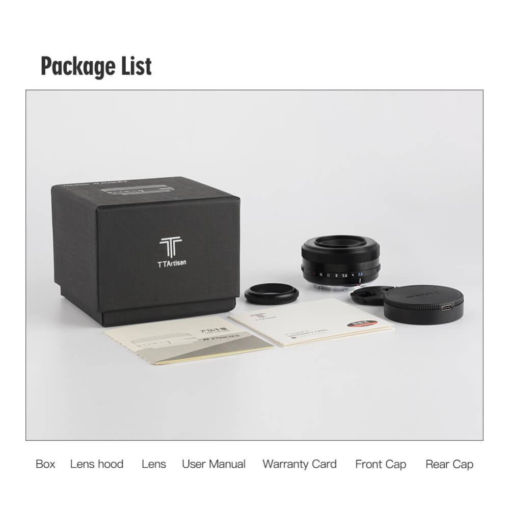 TTArtisan AF 27mm f/2.8 Objektiv för Fujifilm X APS-C