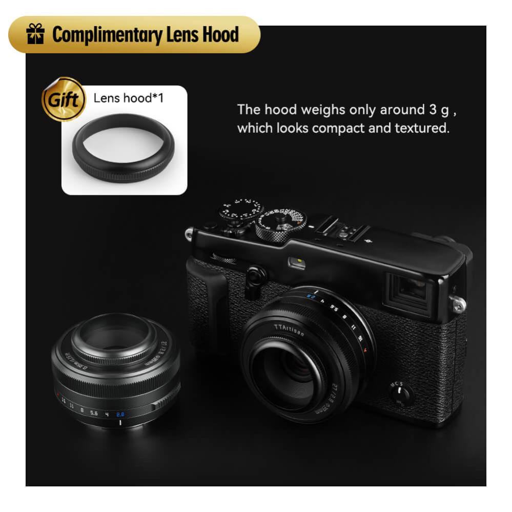 TTArtisan AF 27mm f/2.8 Objektiv för Fujifilm X APS-C