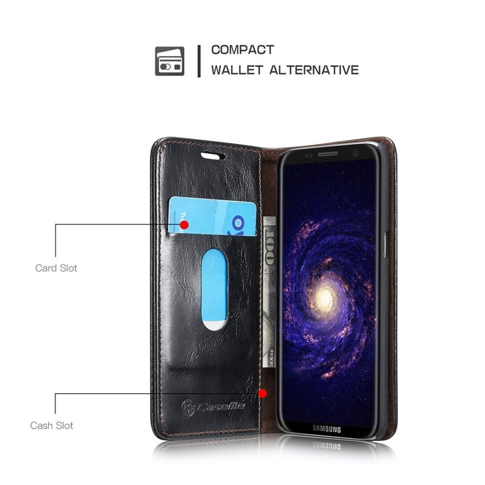 CaseMe Plånboksfodral med kortplats för Galaxy S8