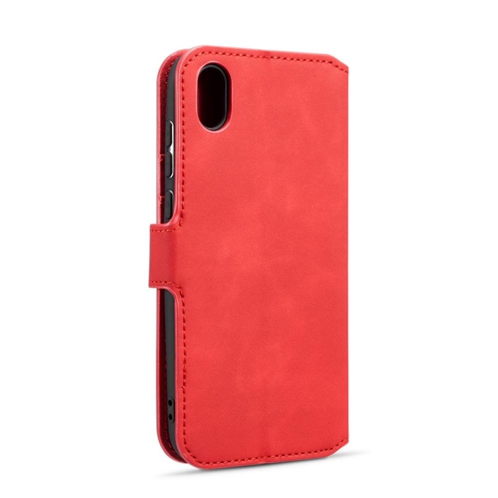 DG.MING Plånboksfodral för Huawei Y5 med smart och stilren design Röd