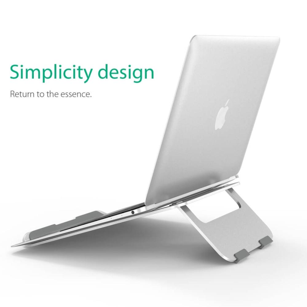 Laptopstativ/laptophållare i aluminium hopvikbar