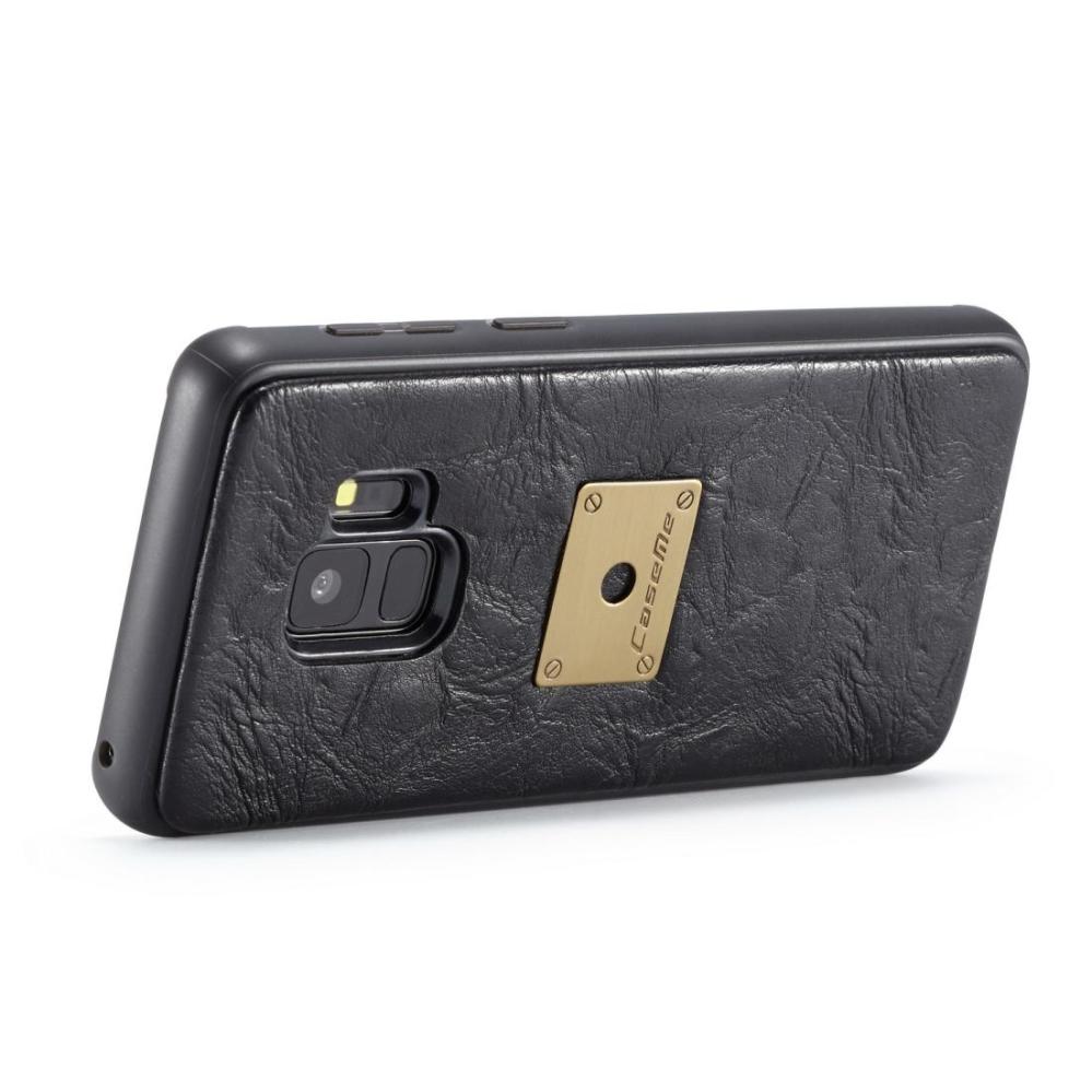  Plånboksfodral, plånbok & magnetskal för Galaxy S9 (3i1) Svart - CaseMe