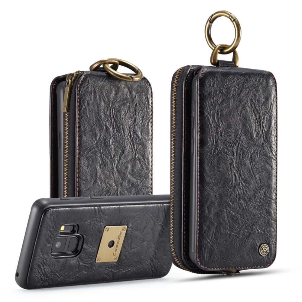  Plånboksfodral, plånbok & magnetskal för Galaxy S9 (3i1) Svart - CaseMe