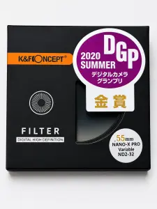  K&F Concept KF01.1375 Nano-X Variabelt ND-filter ND2&ndash;ND32 (55 mm) fr&aring;n Kamda &ndash; snabb leverans och trygg e-handel