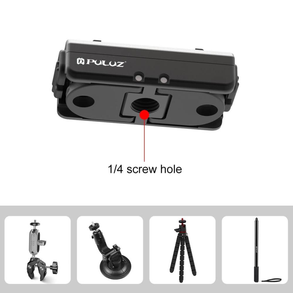  Puluz Folding Fingers med 1/4-tum gänga magnetfäste för Insta360 Ace Ace Pro X4