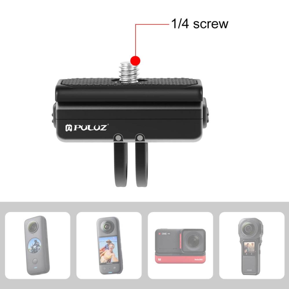  Puluz Folding Fingers med 1/4-tum gänga magnetfäste för Insta360 Ace Ace Pro X4