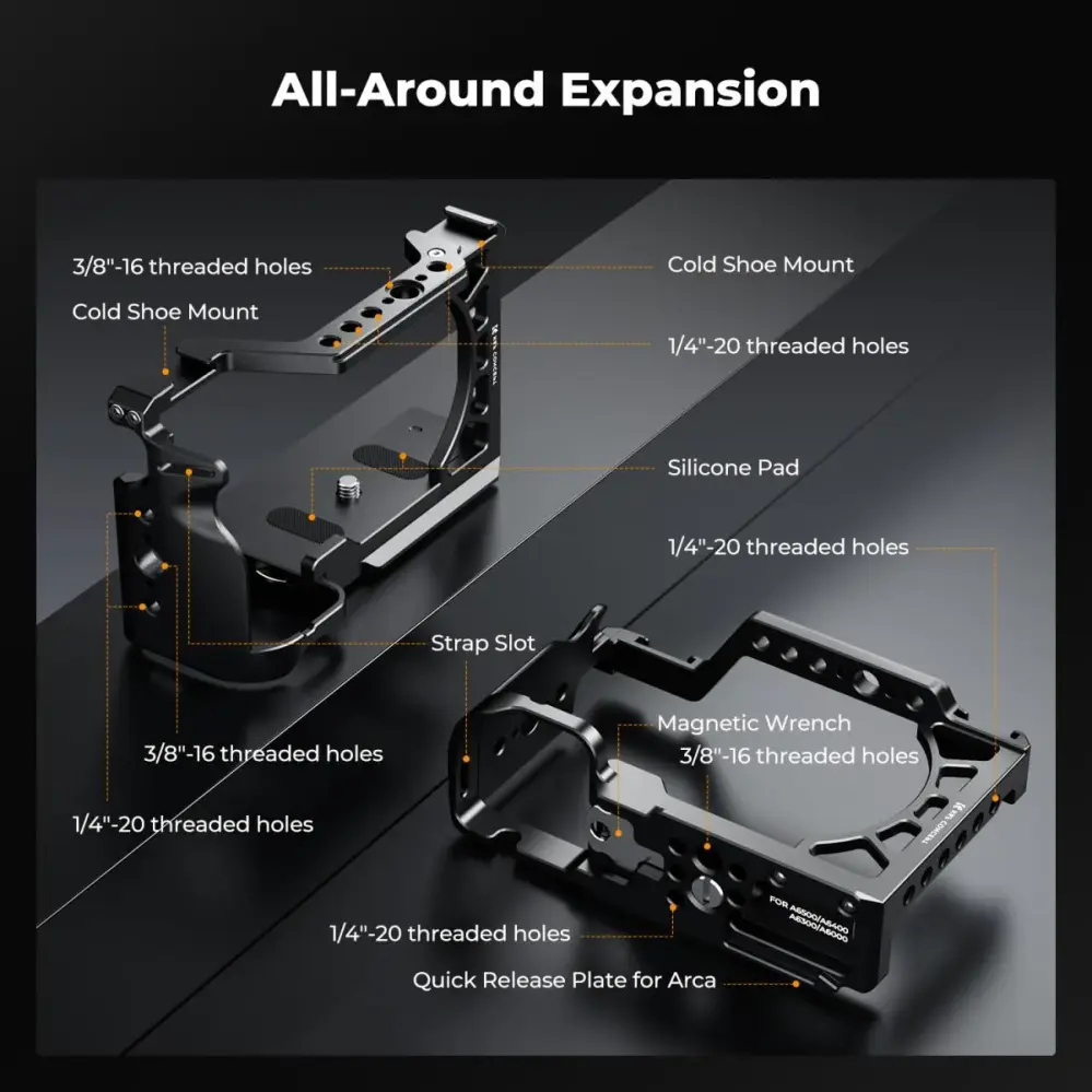  K&F Concept kamerabur för Sony A6000/A6300/A6400/A6500 från Kamda – snabb leverans och trygg e-handel