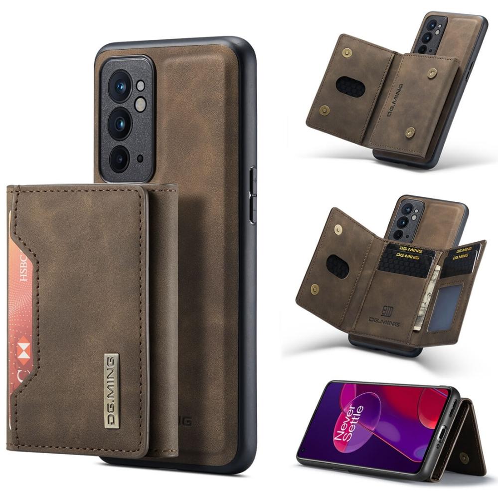 DG.MING 2 i 1 Vikbar plånbok & magnetiskt skal för OnePlus 9RT 5G