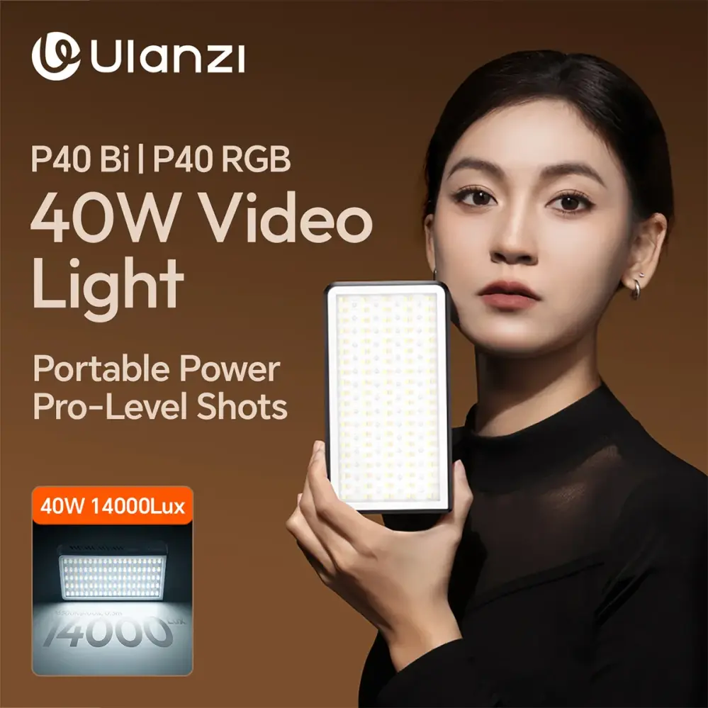 Ulanzi LM-P40 BI 40W Kraftfull videolampa
