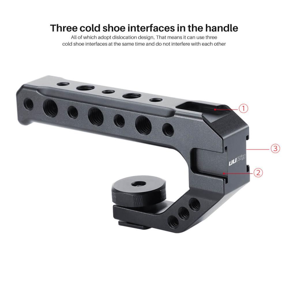 UURig R005 Topphandtag universal modell för systemkameror