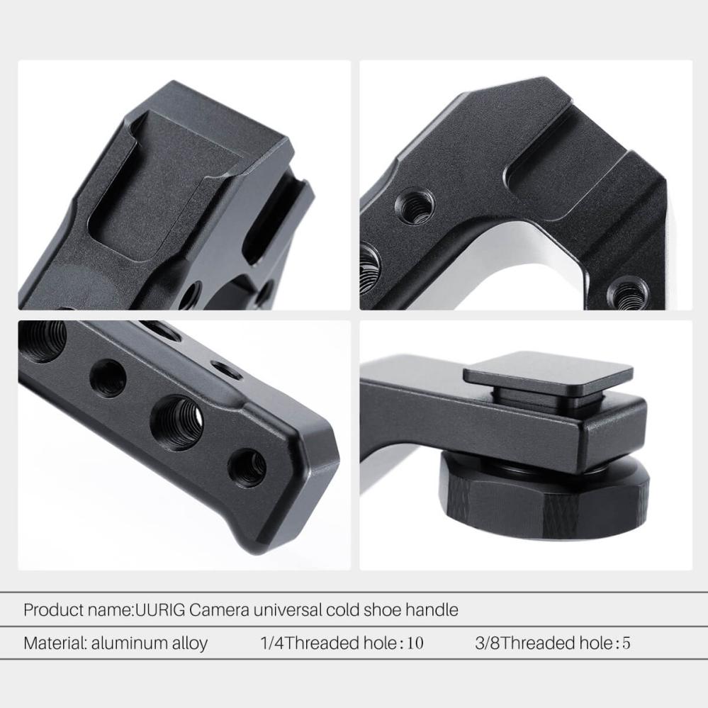 UURig R005 Topphandtag universal modell för systemkameror