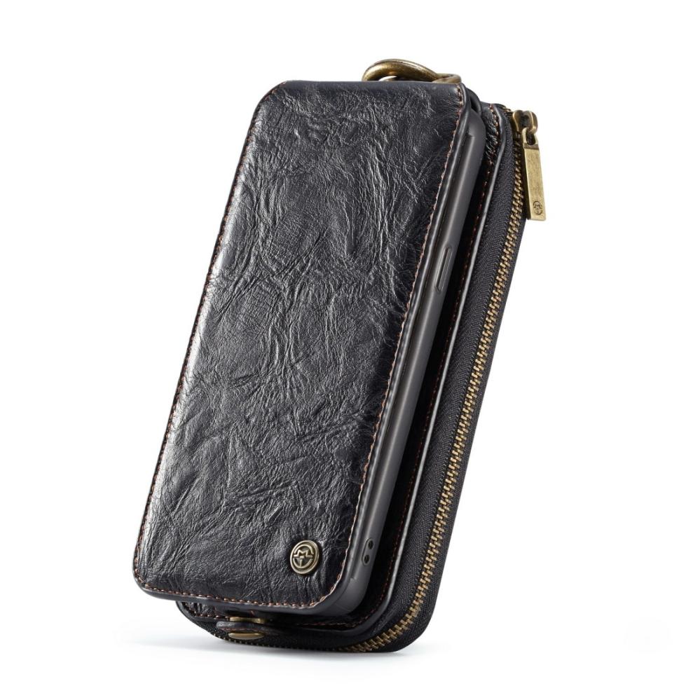 CaseMe Plånboksfodral, plånbok & magnetskal för Galaxy S9 Plus (3i1) Svart