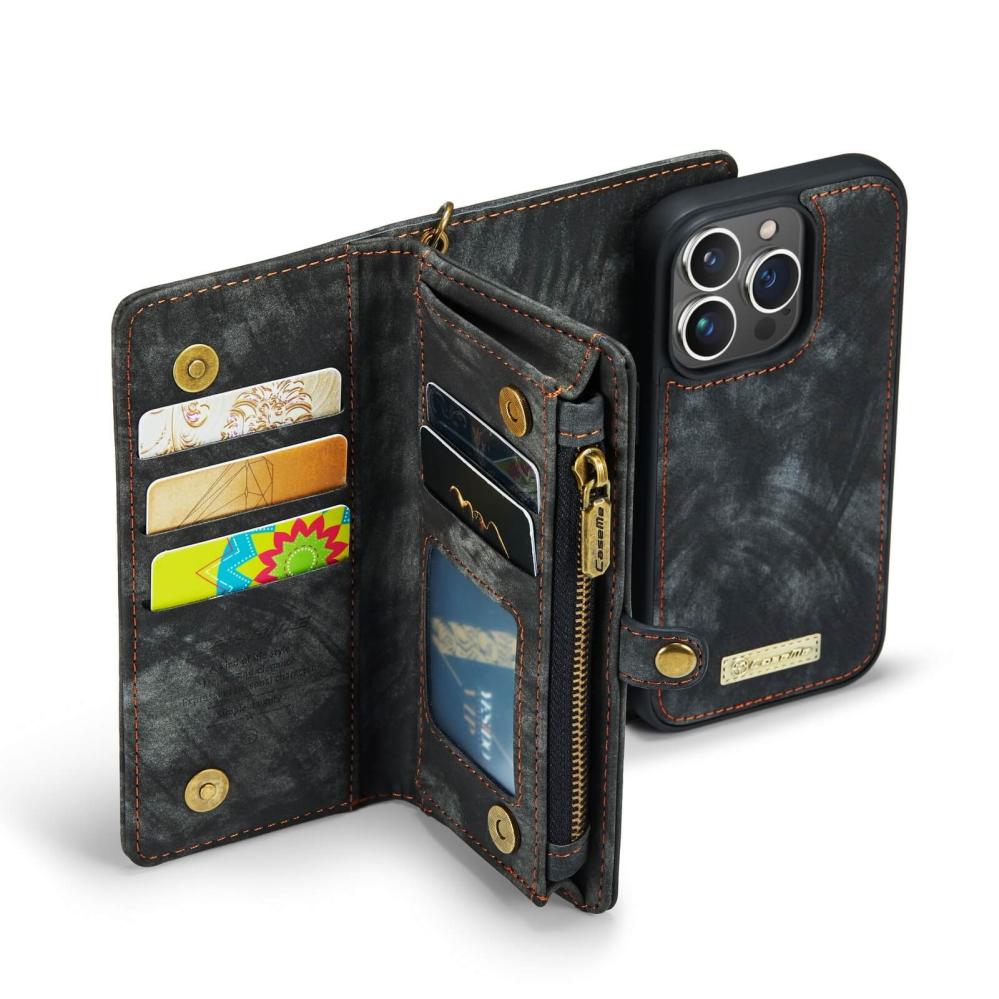 CaseMe Plånboksfodral med magnetskal för iPhone 13 Pro Max