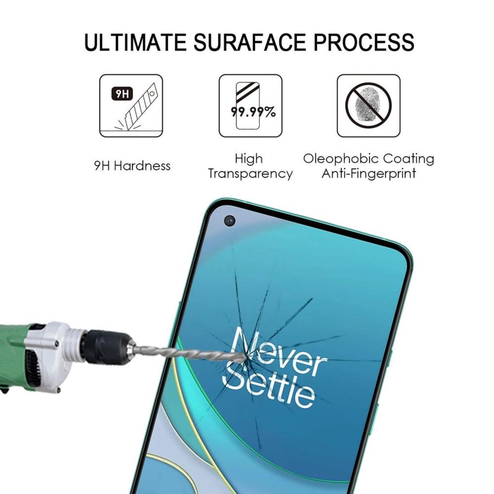 2.5D Skärmskydd 9H för OnePlus 8T/8T plus