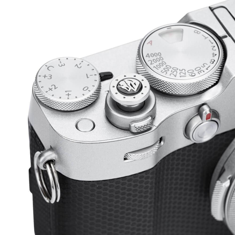  JJC SRB-F11 Avtryckarknapp - Silver med bergmotiv och stjärnor från Kamda – snabb leverans och trygg e-handel