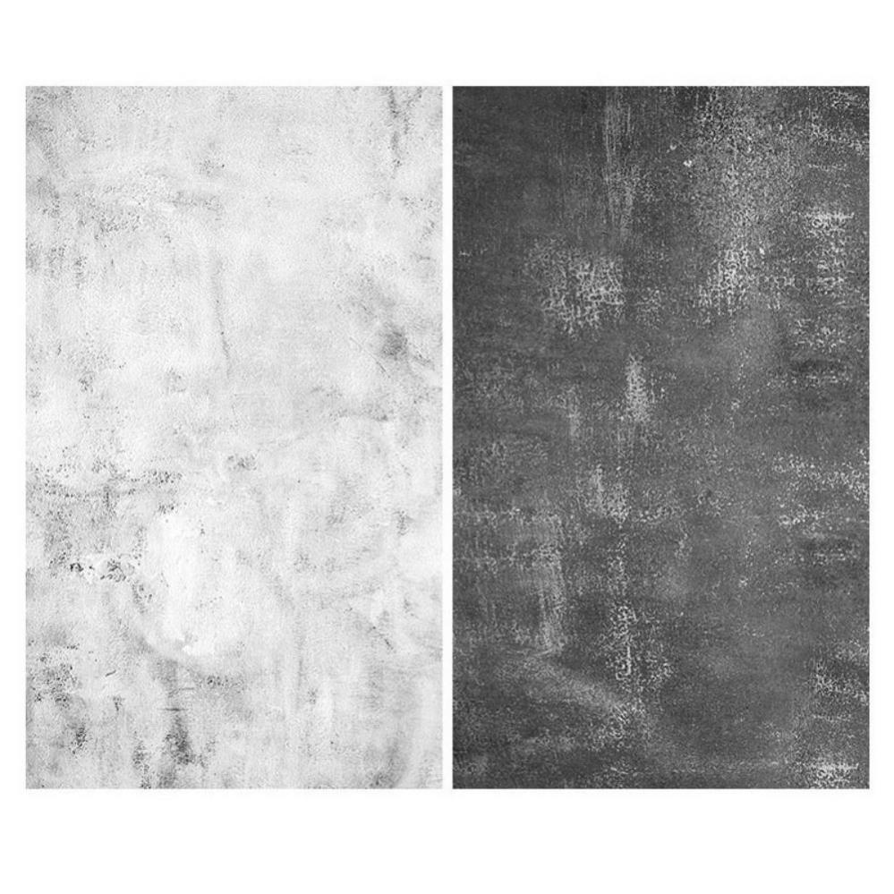  Pappersbakgrund PVC Svartvit dubbelsidig för fotografering 57x87cm från Kamda – snabb leverans och trygg e-handel