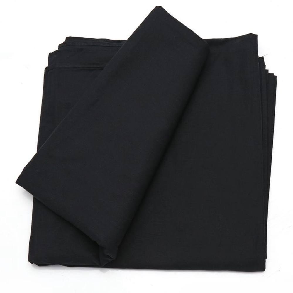  Svart bomullsbakgrund för fotografering 3x5m från Kamda – snabb leverans och trygg e-handel