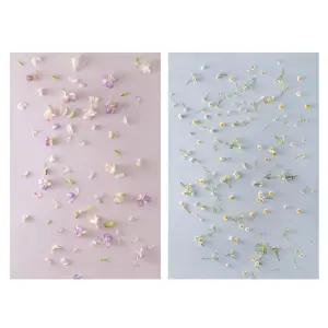  Pappersbakgrund PVC Blommor #3 dubbelsidig f&ouml;r fotografering 57x87cm fr&aring;n Kamda &ndash; snabb leverans och trygg e-handel