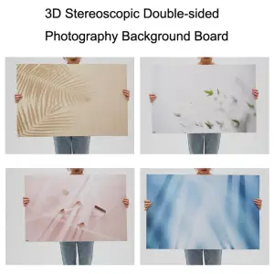  Pappersbakgrund PVC Blommor #3 dubbelsidig f&ouml;r fotografering 57x87cm fr&aring;n Kamda &ndash; snabb leverans och trygg e-handel