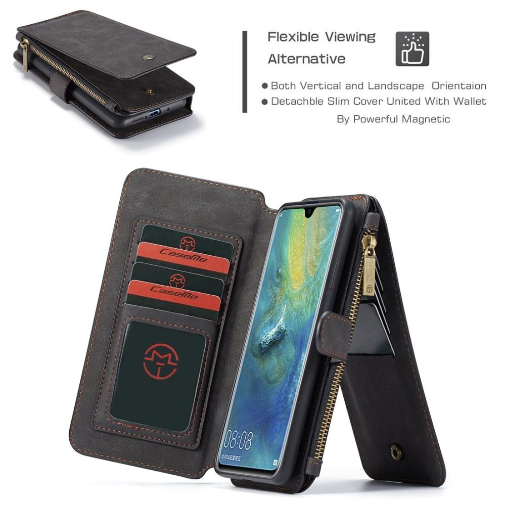 CaseMe Plånboksfodral med magnetskal för Huawei Mate 20