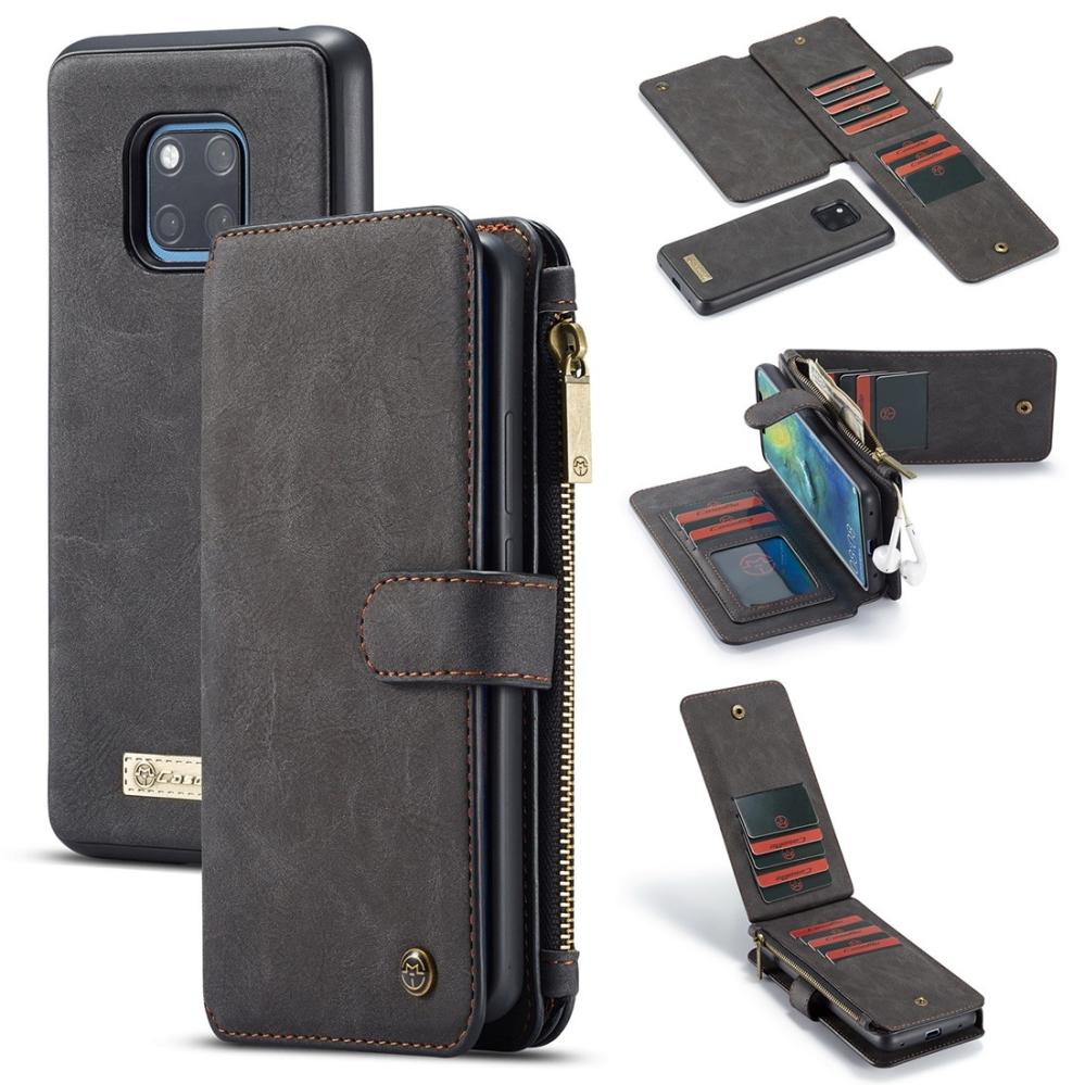 CaseMe Plånboksfodral med magnetskal för Huawei Mate 20 Pro Svart