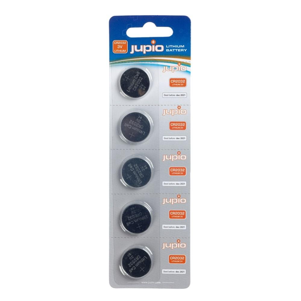  Jupio CR2032 Batteri 3V 5-pack från Kamda – snabb leverans och trygg e-handel