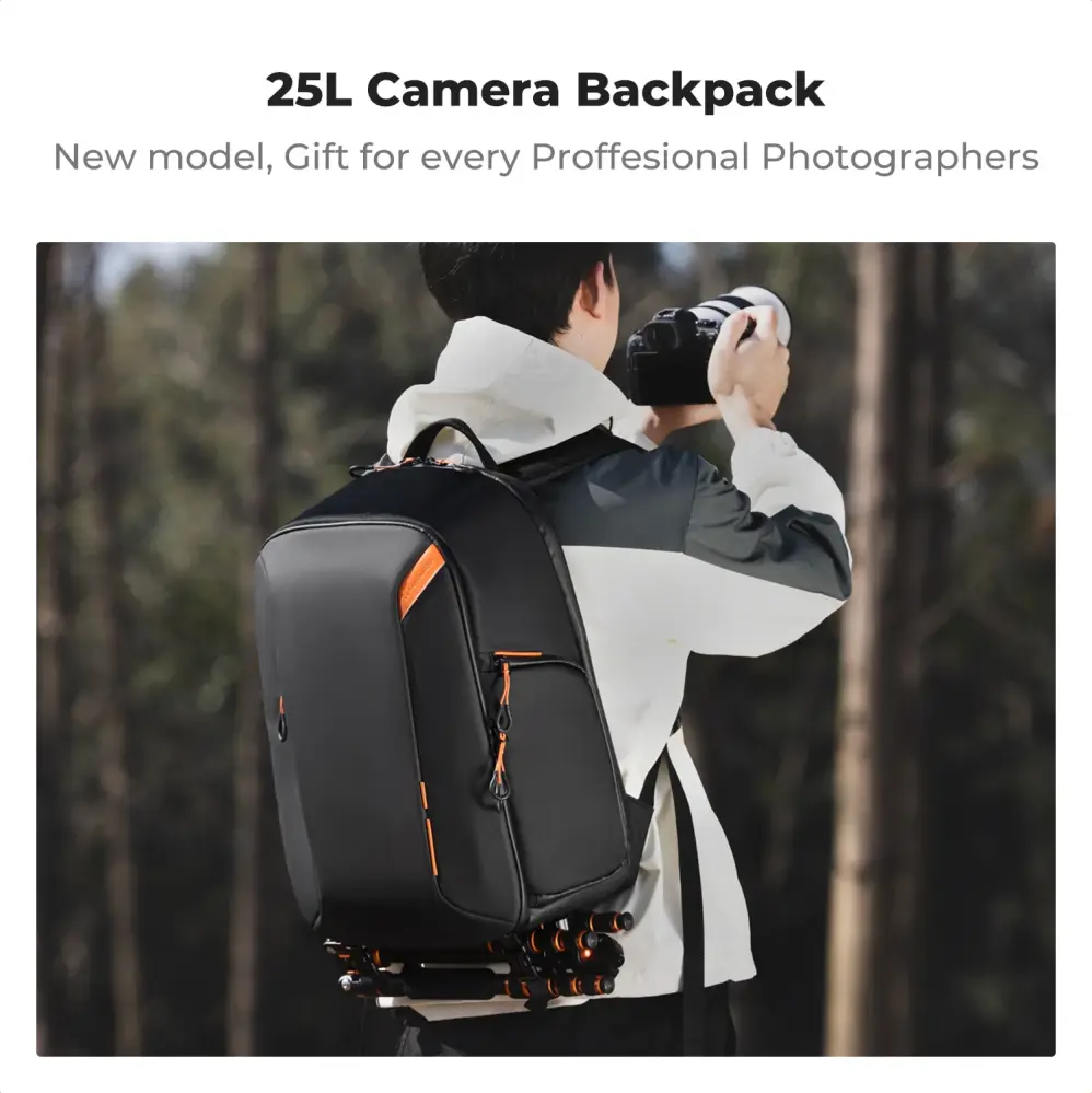K&F Concept Kameraryggsäck 25L – säker, smart och rymlig för fotoresor från Kamda – snabb leverans och trygg e-handel