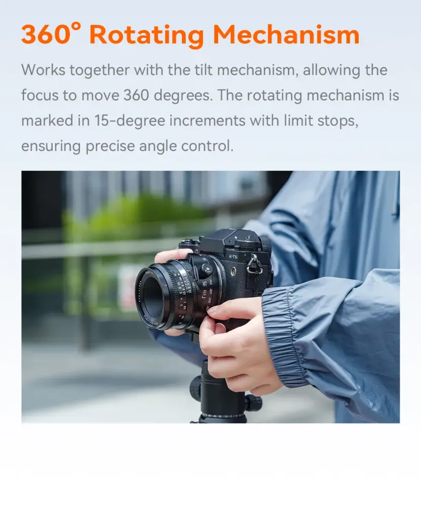 TTArtisan Tilt 35mm f/1.4 objektiv APS-C för Sony E