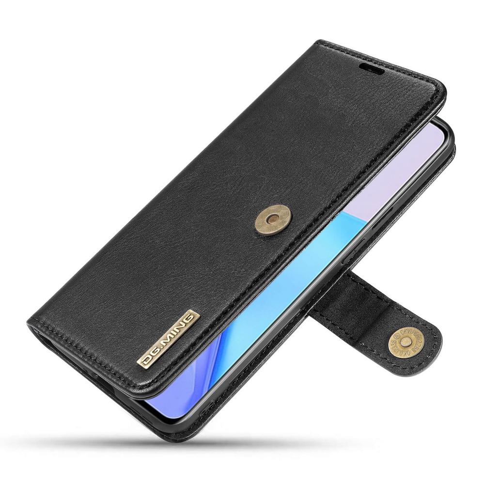DG.MING Plånboksfodral med magnetskal för OnePlus 9 Svart