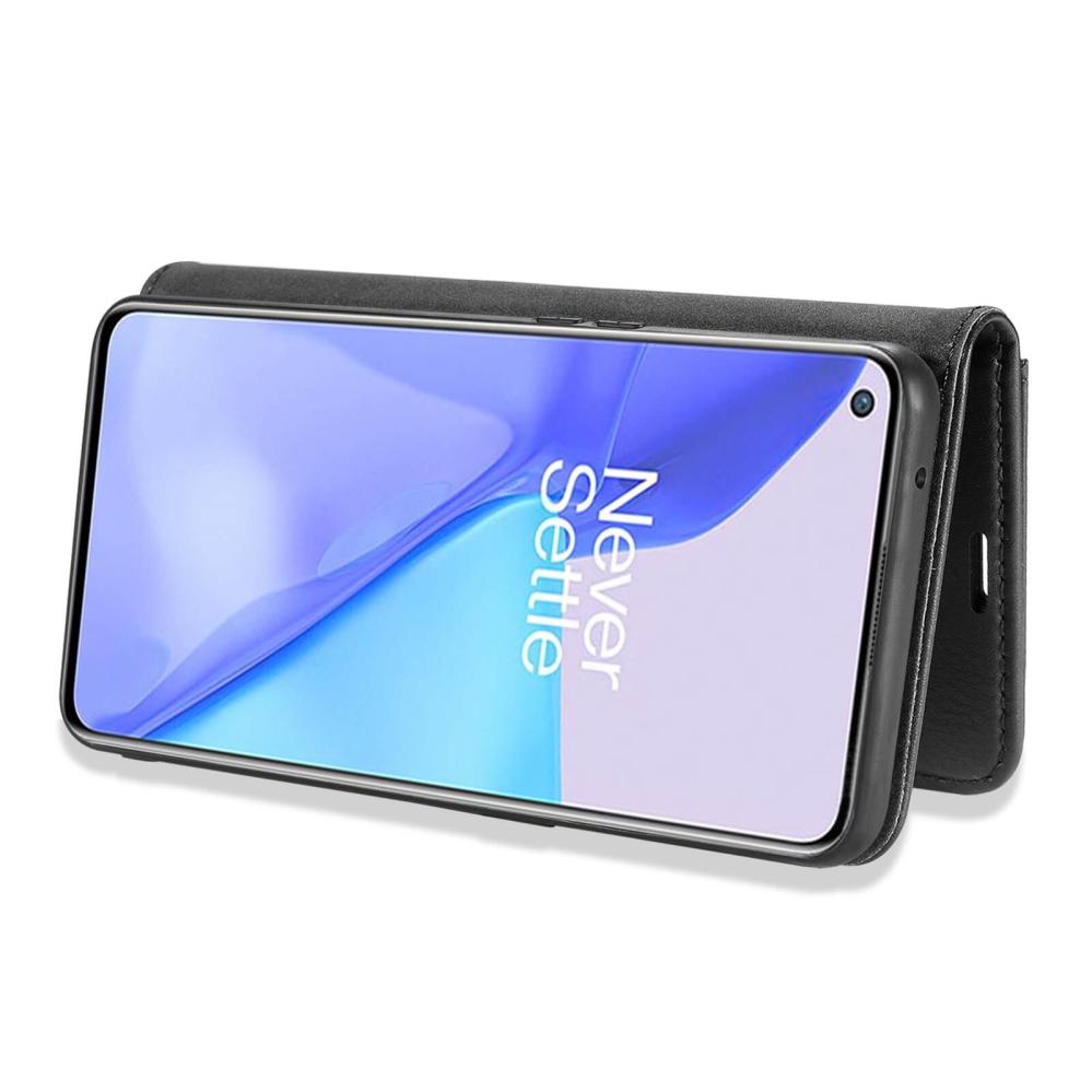DG.MING Plånboksfodral med magnetskal för OnePlus 9 Svart
