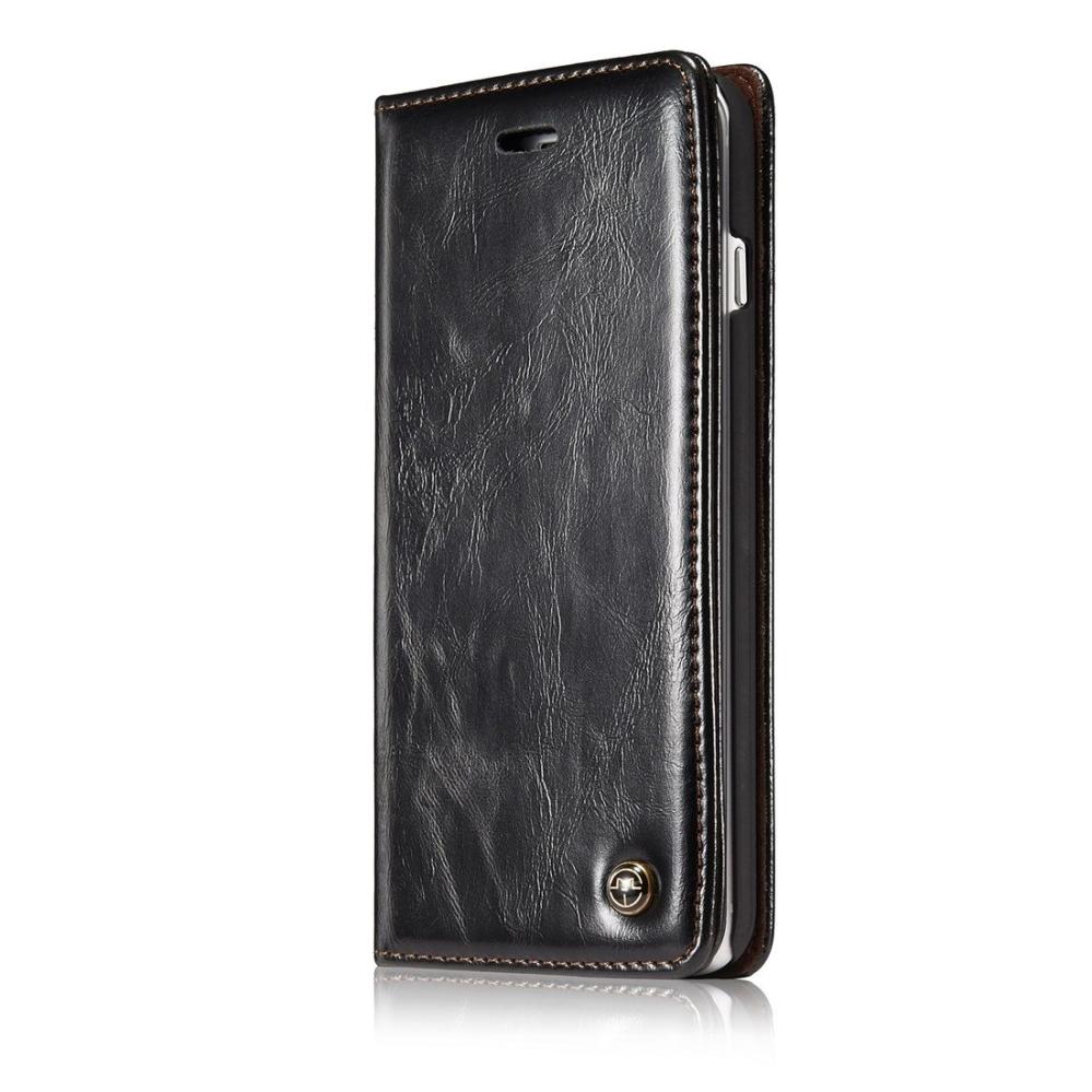 CaseMe Plånboksfodral med kortplats för iPhone 7 Plus/8 Plus Svart-003