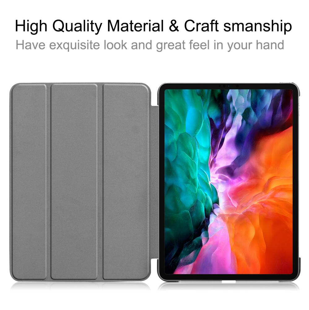 Flipfodral för iPad Pro 12.9-tum (2021) Sleep/ Wake-up funktion röd