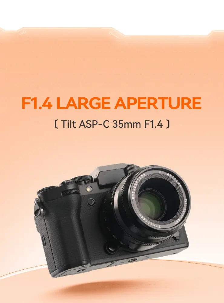 TTArtisan Tilt 35mm f/1.4 objektiv APS-C för Sony E