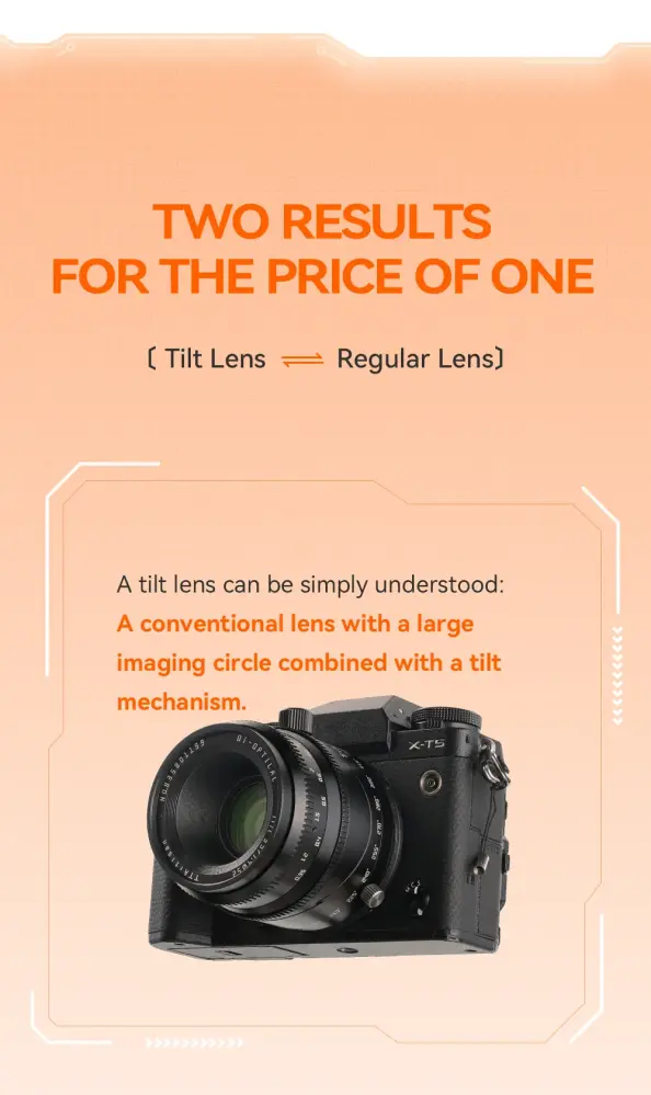 TTArtisan Tilt 35mm f/1.4 objektiv APS-C för Sony E
