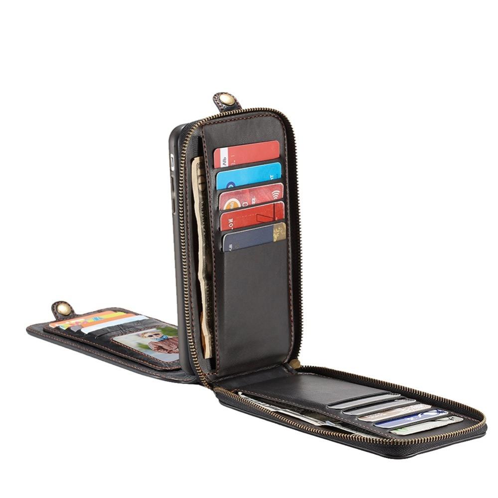 Plånboksfodral plånbok & magnetskal Svart för iPhone 7/8 (3i ) - CaseMe