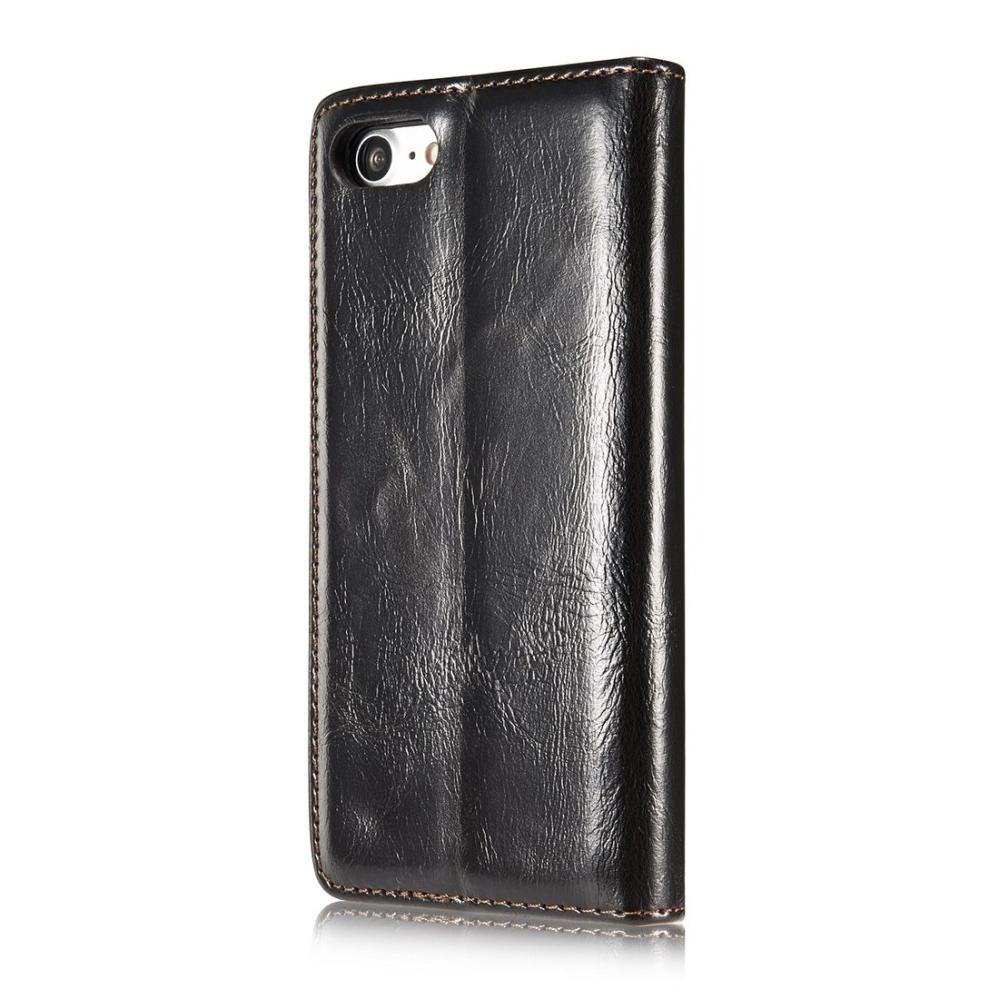 CaseMe Plånboksfodral med kortplats för iPhone 7/8 Svart