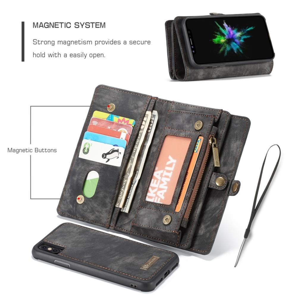 CaseMe Plånboksfodral med magnetskal för iPhone XS Max
