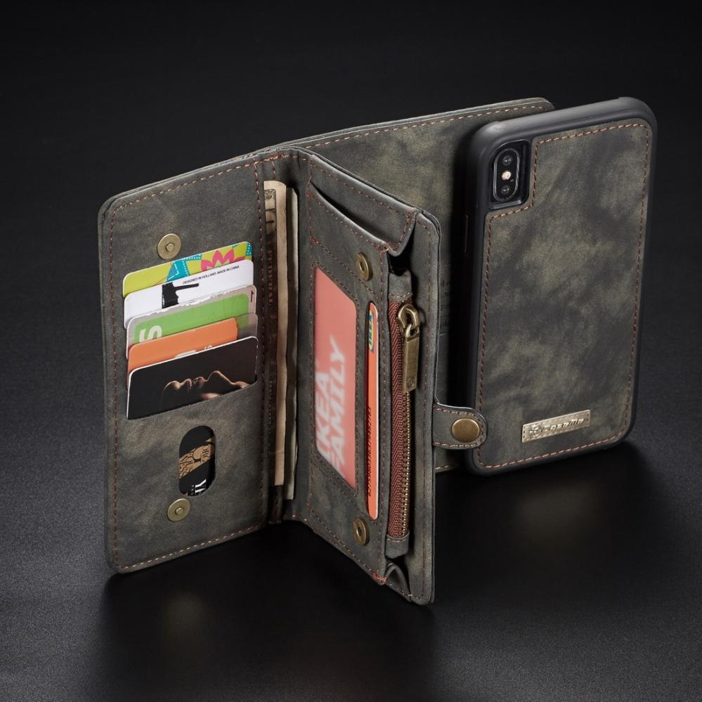 CaseMe Plånboksfodral med magnetskal för iPhone XS Max