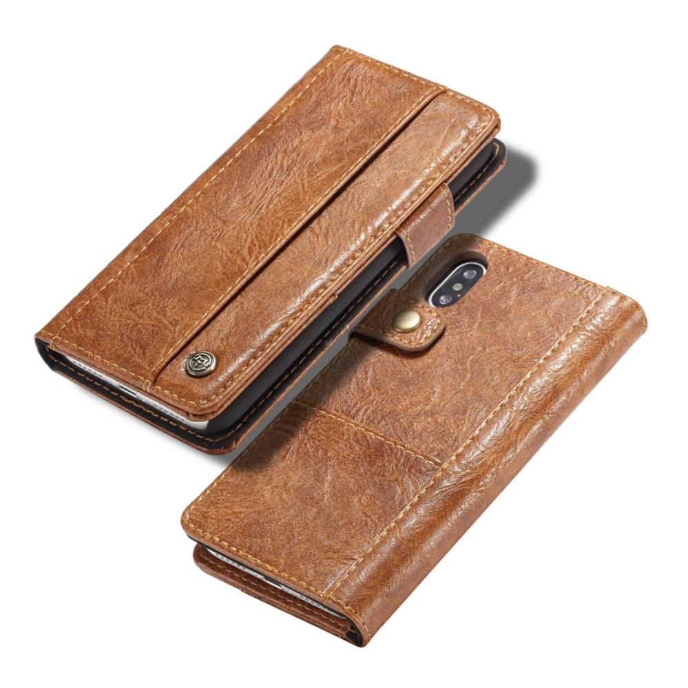 Plånboksfodral med yttre fack för iPhone X/Xs - CaseMe