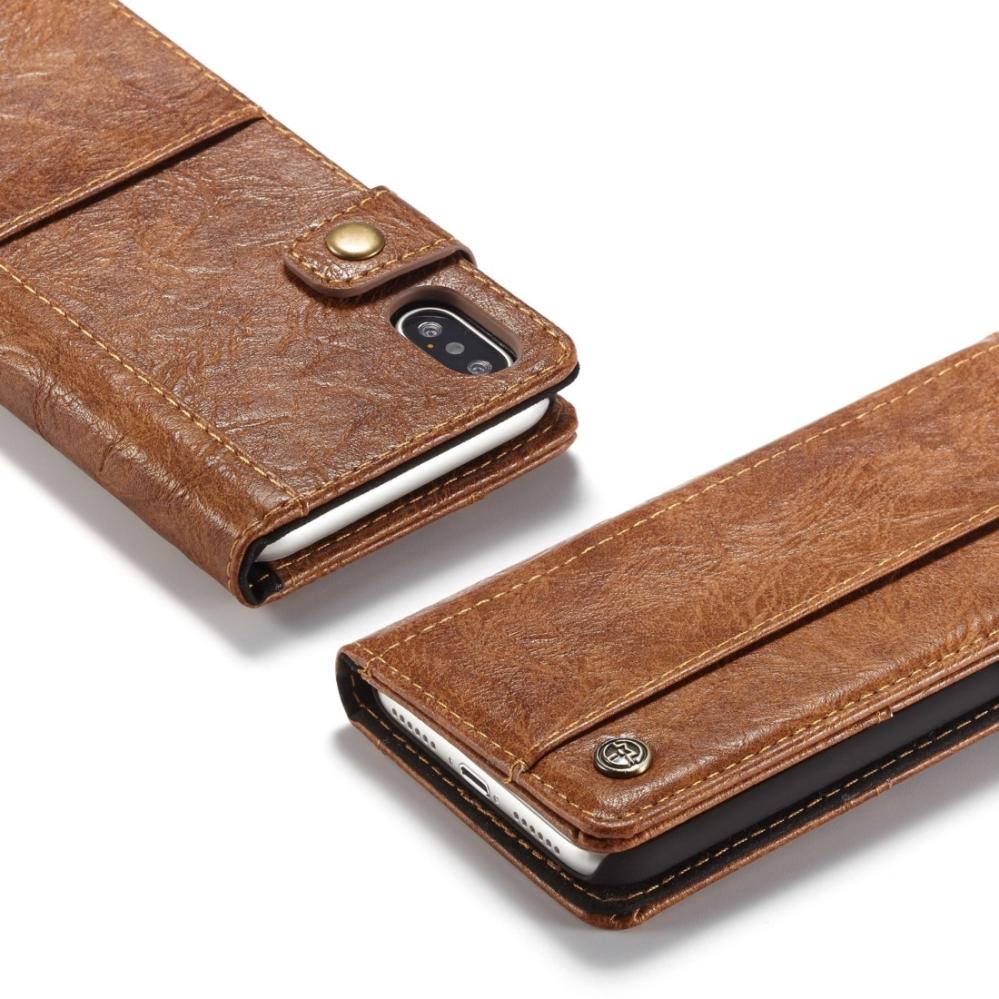 Plånboksfodral med yttre fack för iPhone X/Xs - CaseMe