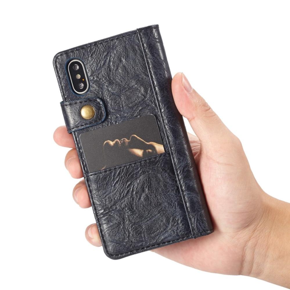 Plånboksfodral med yttre fack för iPhone X/Xs - CaseMe
