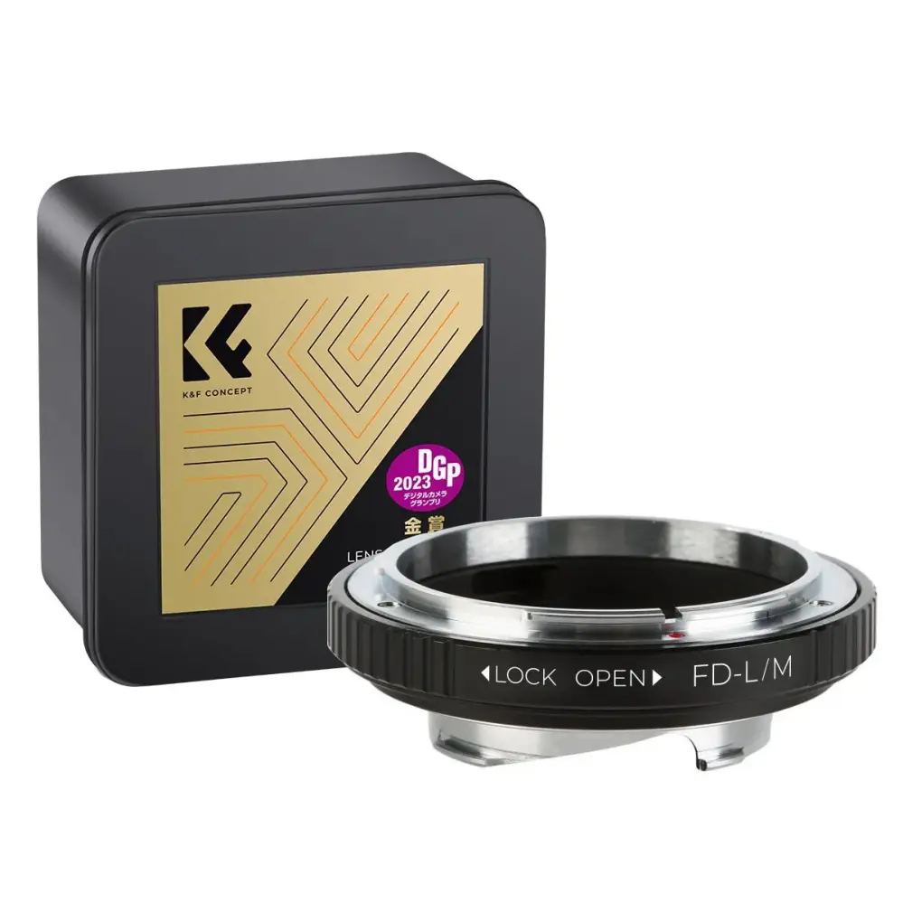  K&F Concept Objektivadapter till Canon FD objektiv för Leica M kamerahus från Kamda – snabb leverans och trygg e-handel