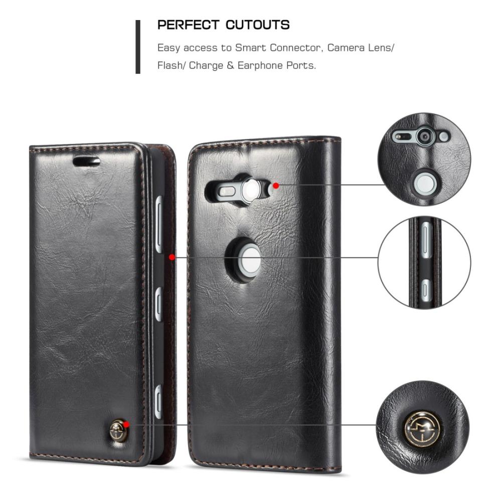 CaseMe Plånboksfodral med kortplats för Sony Xperia XZ2 Compact