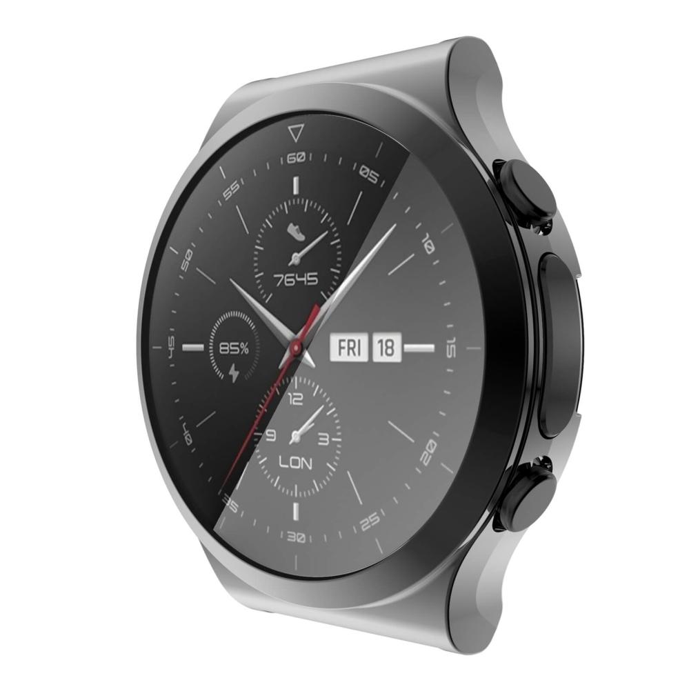 Displayskydd med Svart ram för Huawei Watch GT 2 Pro