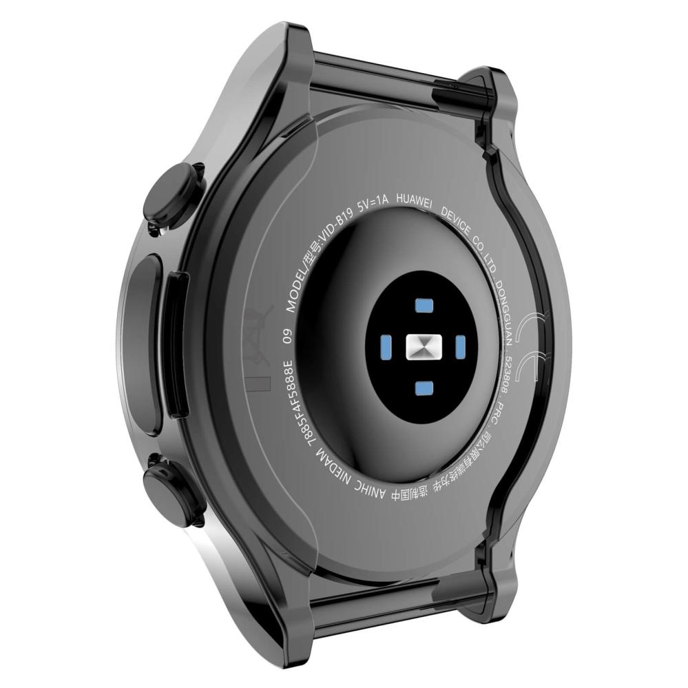 Displayskydd med Svart ram för Huawei Watch GT 2 Pro